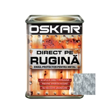Oskar Rugina Email Argintiu Lovitura Ciocan 0.5L